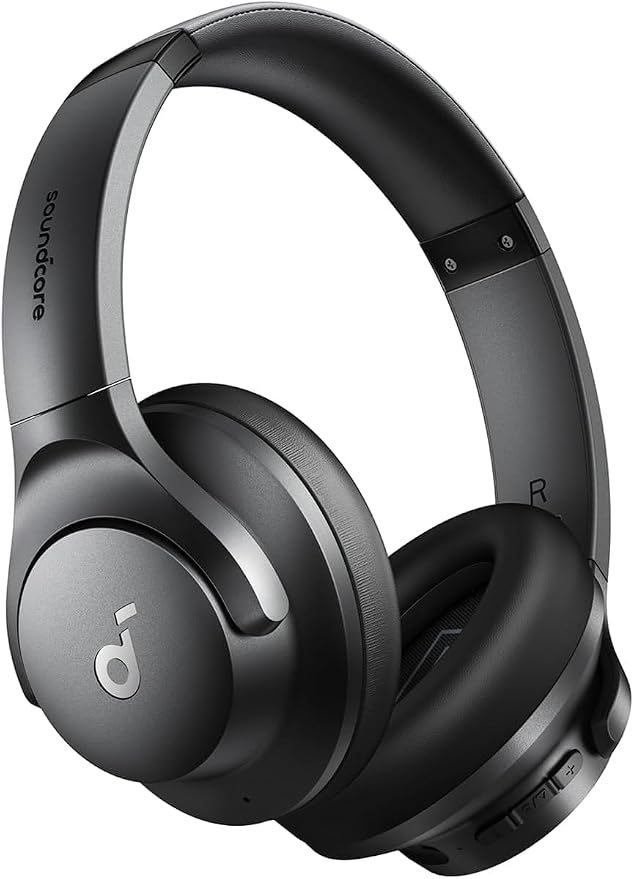 51V2SOMrpXL._AC_SY879_.jpg Soundcore by Anker Q20i Hybrid Active Noise Cancelling Headphones, Black - Image 1