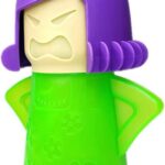 Angry Mama Microwave Cleaner, Vinegar and Water Steam Tool (Green)