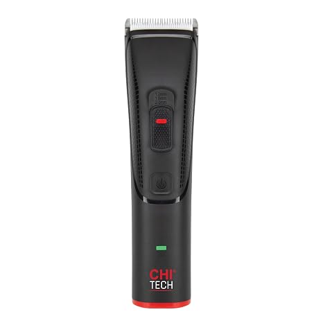 61LgPBGLRwL._SX466_.jpg CHI Tech Cordless Precision Clipper, Wireless Hair Clipper for Precision Styling, Smooth Grip & Stainless Steel Blades, Includes 4 Guard Attachments - Image 1