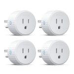 Govee Smart Plug, WiFi Outlet Compatible with Alexa & Google Assts, 4 pcs
