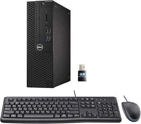 61RcnCuHbmL._AC_SX466_.jpg Dell Optiplex 3050 SFF Desktop Computer PC, Intel Quad Core i5-6500 up to 3.6GHz, 16GB DDR4, 256GB SSD, WiFi, 4K Support, DP, HDMI, Windows 11 Pro 64 Bit (Renewed) - Image 1
