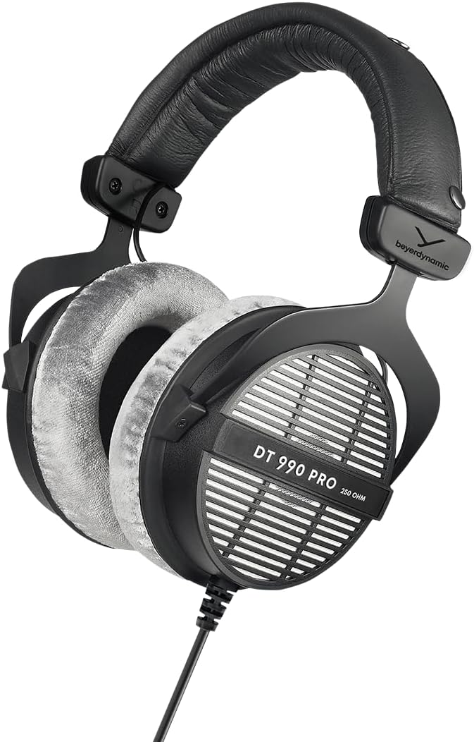61SD6YLakkL._AC_SX679_.jpg beyerdynamic DT 990 Pro (250 Ohm), Open-Back Studio Headphones, Black - Image 1