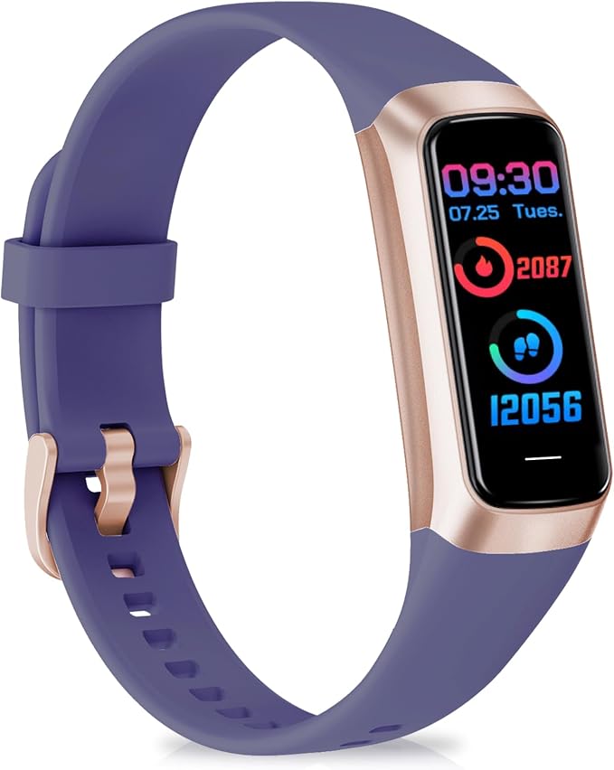 61aygXsvyL._AC_SX679_.jpg Fitness Tracker with 24/7 Heart Rate, Activity Trackers with Blood Pressure Sleep Monitor, 1.10 - Image 1