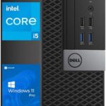Dell OptiPlex 5040 SFF Desktop Computer PC, Intel Core i5-6500T, 8GB RAM, 256GB SSD, WiFi, Bluetooth, HDMI, Windows 11 Pro (Renewed)