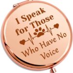 Veterinarian Gifts for Women Animal Rescue Gift Compact Mirror Vet Tech Gift for Animal Lover Pet Owner Dog Mom Veterinary Medicine Graduation Gift Mothers Day Appreciation Gift Compact Makeup Mirror