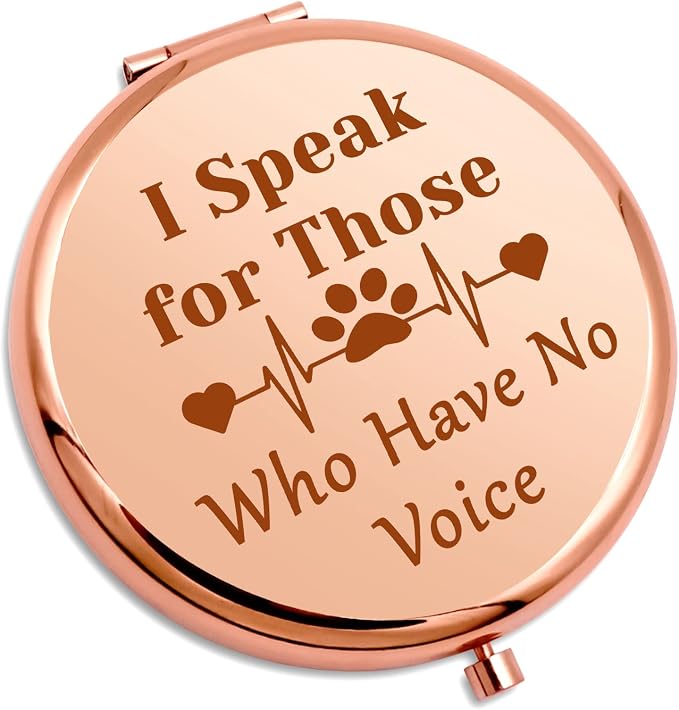 61qSStowZwL._AC_SX679_.jpg Veterinarian Gifts for Women Animal Rescue Gift Compact Mirror Vet Tech Gift for Animal Lover Pet Owner Dog Mom Veterinary Medicine Graduation Gift Mothers Day Appreciation Gift Compact Makeup Mirror - Image 1