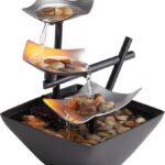 Homedics Tabletop Water Fountain, Home Décor Soothing Sound Machine