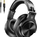 OneOdio A71 Hi-Res Wired Over-Ear Studio Headphones for DJ, Mixing - Black