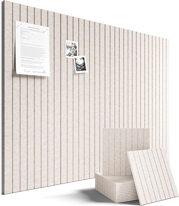 718Ev1-BFmL._AC_SX679_.jpg Felt Bulletin Board & Cork Board Alternative 48'' x 36'' - Image 1