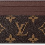 Brown Leather Card Holder Wallet RFID Blocking 7 Slots and Pocket