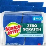 Scotch-Brite Zero Scratch Scrub Sponge, 6 Pack
