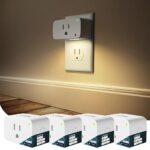 Linkind Matter Smart Plug, Work with Apple Home, Alexa, Google Home, 4 Pack
