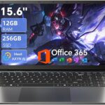15.6 Inch Laptop with AI, Office 365, 12GB RAM 256GB SSD