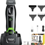 KEMEI 1385 Professional Zero Gapped T-Blade Cordless Hair Trimmer for Men