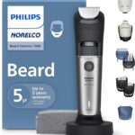 Norelco Philips Beard Trimmer 7000, 40 Length Dial, T-Blade, Graphite
