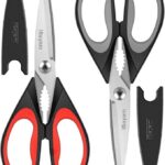 iBayam Kitchen Scissors Shears All Purpose Heavy Duty, Protective Sheath