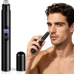 Nose Hair Trimmer for Men, 1PC 2026 New Electric Ear and Nose Hair Trimmer with LED Display, Type-C Rechargeable Nose Trimmer for Men, Great Gifts for Elder, Dad