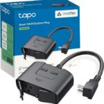 Tapo Matter Outdoor Smart Plug, 2 Individual Outlets, P400M