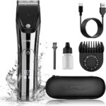 SUPRENT IPX7 Waterproof Body Trimmer for Men & Women, Ceramic Blade, 90 Mins Battery Life, Bikini Trimmer, Adjustable Guard, PubicSafe™ Tech