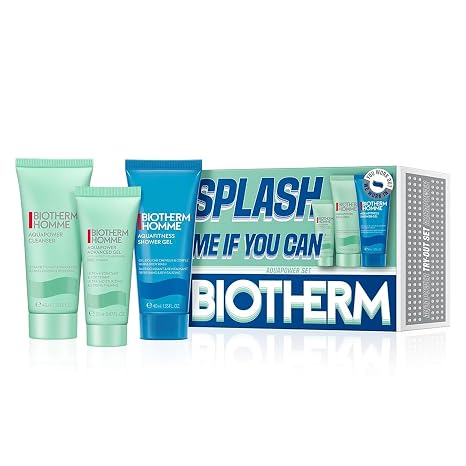 71v9I8UaO4L._SX466_.jpg Biotherm Aquapower Advanced Gel, Men's Gel Face Moisturizer, 3-Piece Set - Image 1