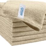HOMEXCEL 8PK Microfiber Cleaning Cloth, Cleaning Rags for Home, 11.5x11.5in