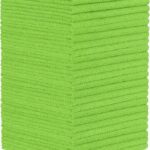 Orighty Microfiber Cleaning Cloth - 24 Pack, Green Cleaning Rags 12x11 inch
