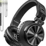 PUPGSIS M20 Wired DJ & Studio Monitor Headphones, 50mm, 3.5/6.35mm