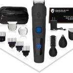 BAKBLADE 11-in-1 Mens Grooming Kit for Manscaping - Bodbarber - Electric Beard Trimmer for Men, Groin Groomer, Body Groomer, Nose & Ear Groomer - Cordless & Waterproof Hair Clippers