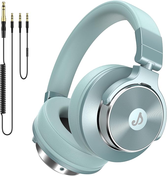 81xI2pqpqoL._AC_SX679_.jpg Wired Headphones, Over Ear Headphones for Studio Monitor & Mixing DJ - Image 1