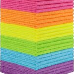 Orighty Microfiber Cleaning Cloth - 24 Pack, Cleaning Rags 12x11 inch