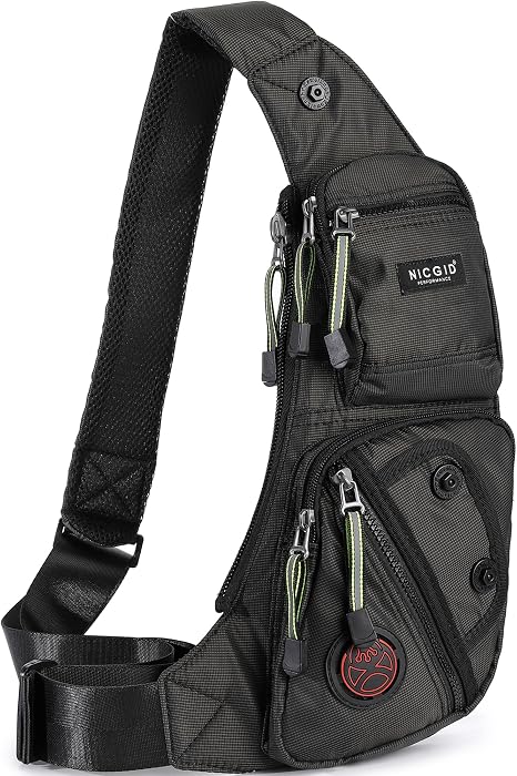 81ywWcfswDL._AC_SX466_.jpg NICGID Sling Bag Chest Shoulder Backpack Crossbody Daypack for Men Women - Image 1