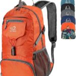 WATERFLY Small Lightweight Packable Backpack: 20l Hiking Daypack Man Woman