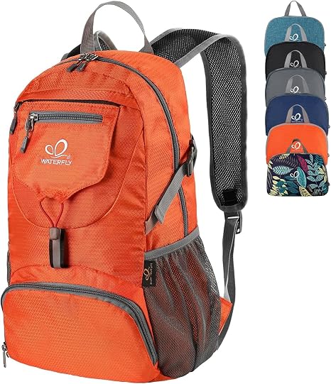 81z0jWzXR-L._AC_SX466_.jpg WATERFLY Small Lightweight Packable Backpack: 20l Hiking Daypack Man Woman - Image 1