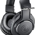 Audio-Technica ATH-M20x Professional Studio Monitor Headphones, Black